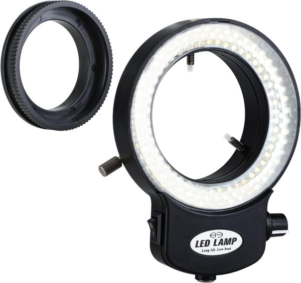 Microscope 144 Led Ring Light with Dimmer Control