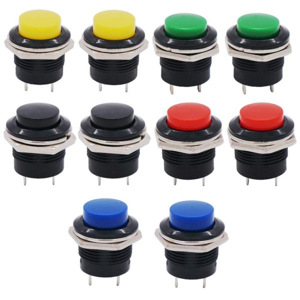 Twidec/10Pcs SPST AC250V/3A AC125V/6A Mini Off(ON)
