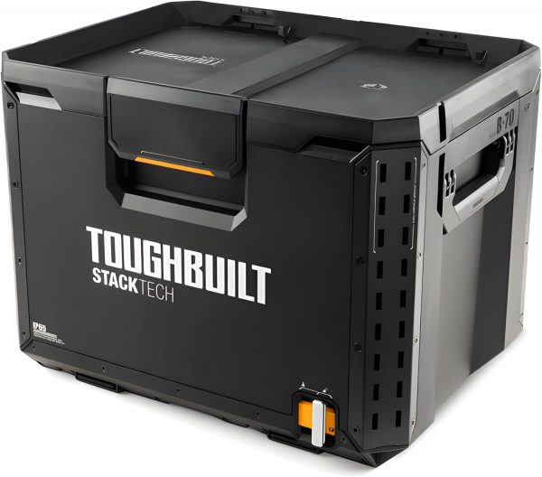 ToughBuilt StackTech XL Tool box Organizer with Lock and Removable Tray
